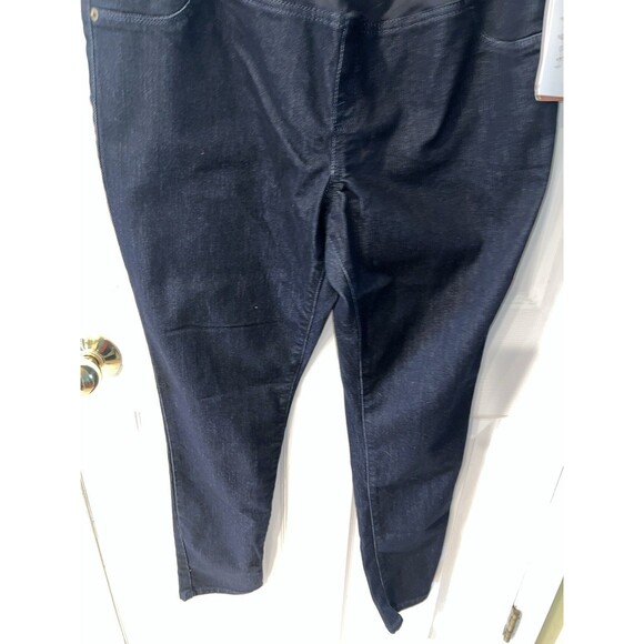 Ingrid & Isabel Maternity Jeans Pants Womens 16 Crossover Panel Over Belly New - Picture 9 of 10